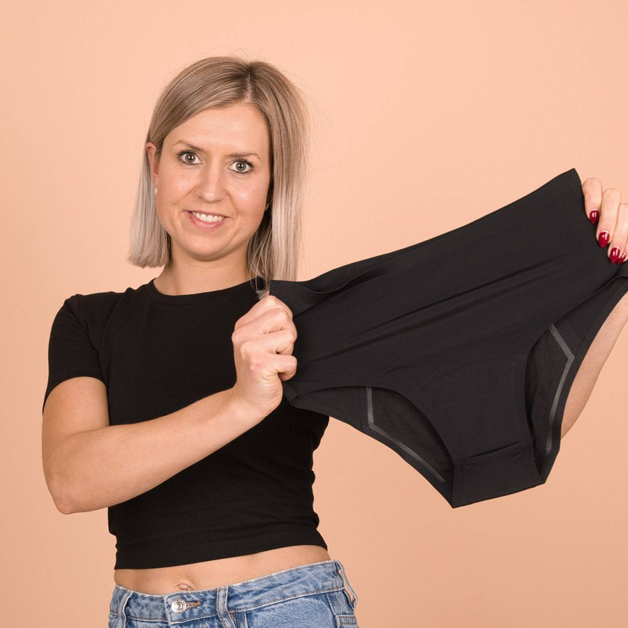 EMMY Naadloze Slip Zwart - Mig og Mary