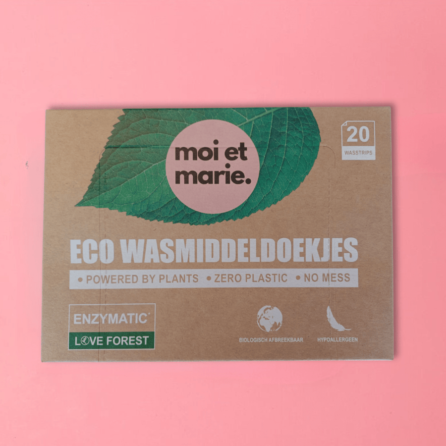 Våtservetter med ekologiskt rengöringsmedel - MOI ET MARIE